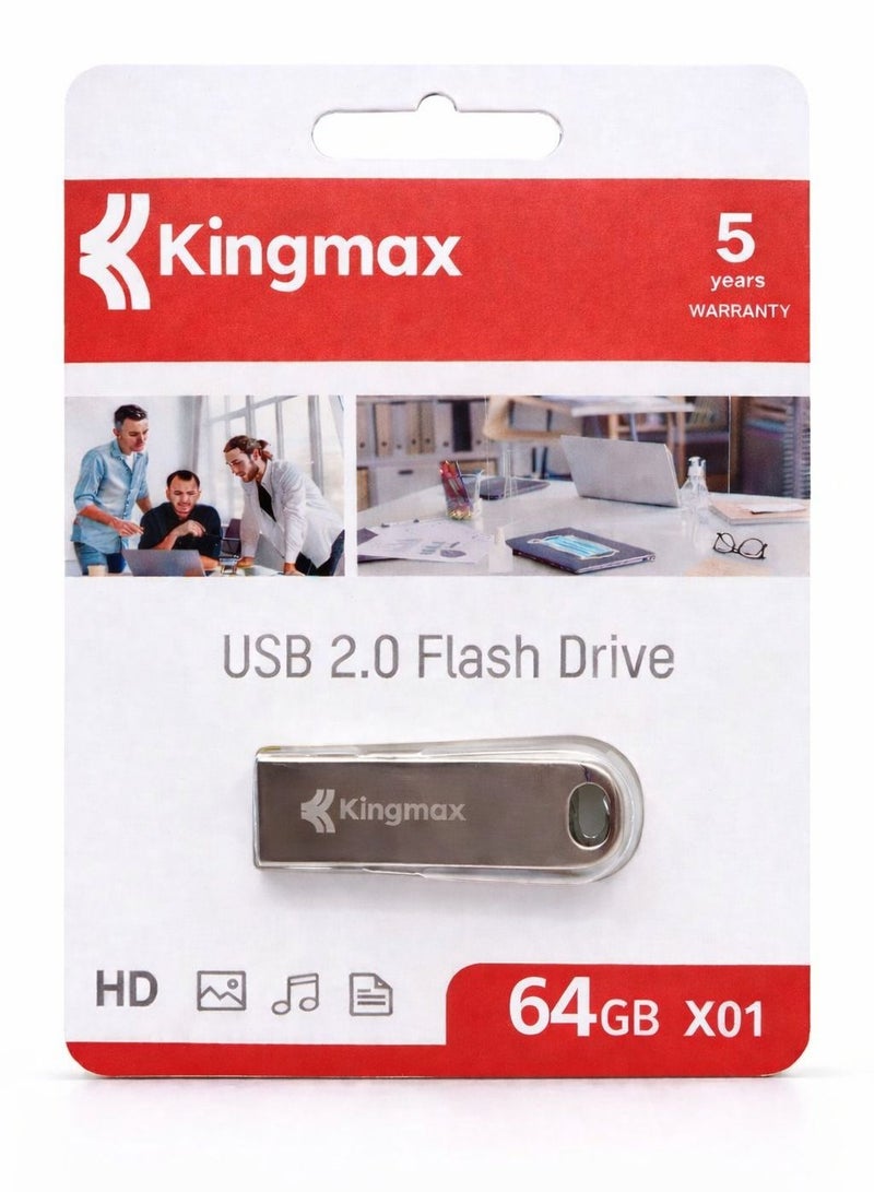 X01 USB 2.0 Flash Drive - 64 GB